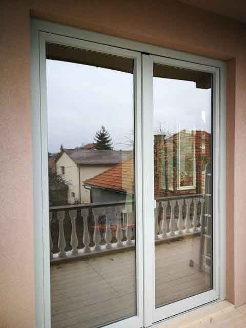Wood-aluminum windows
