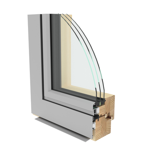 Menuiserie bois-aluminium