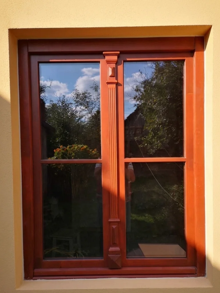 Traditional wooden window