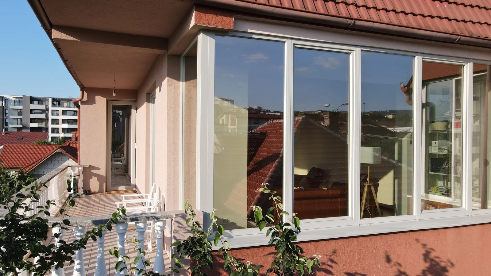 Wood-aluminium windows
